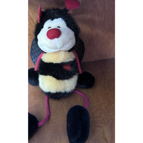 RUSS Berrie Bangles The Valentine Stuffed Bumble Bee Plush Toy - Picture 6 of 6